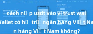 cách nạp usdt vào ví trust wallet Trust Wallet có hỗ trợ ngân hàng Việt Nam không?